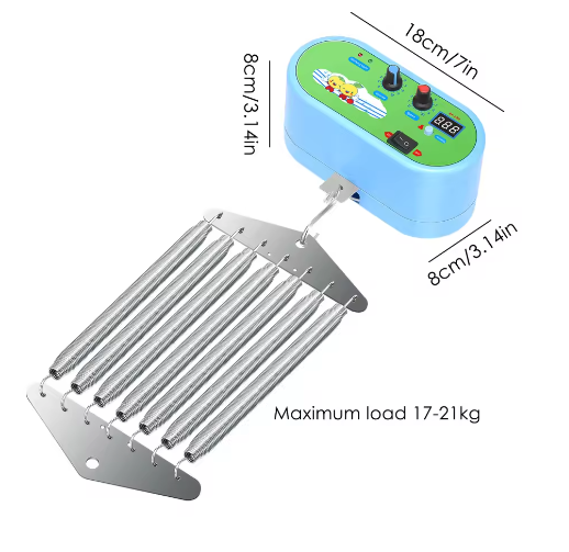 Elektrische Babyschommel Controller met Digitale Timer en Verstelbare Snelheid