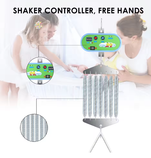 Elektrische Babyschommel Controller met Digitale Timer en Verstelbare Snelheid
