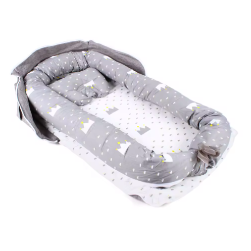 Draagbaar Baby Slaapbedje met Afneembaar Matras en Opvouwbaar Ontwerp