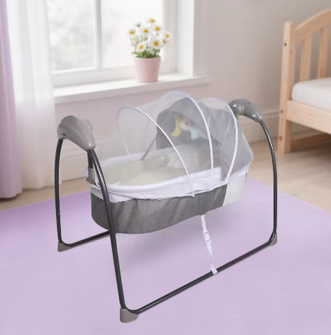 Elektrische Babywieg met Afstandsbediening, Timer en Muziek (0–12 maanden)