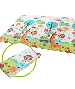 Opvouwbare Babykruipmat 180 × 160 cm – XPE Schuim, Dubbelzijdig en Antislip