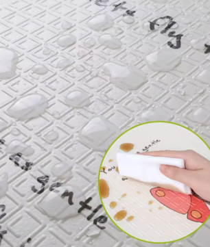 Opvouwbare Babykruipmat 180 × 160 cm – XPE Schuim, Dubbelzijdig en Antislip