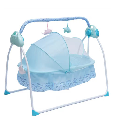 Elektrische Babywieg Auto-Swing met Muziek, Bluetooth en Net