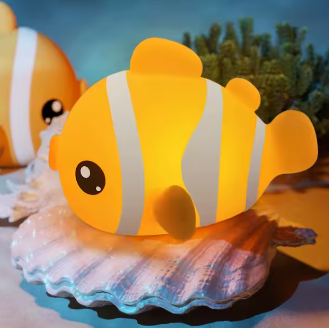 Schattig Dieren LED-Nachtlampje van Siliconen voor Kinderkamer