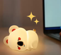 Schattig Dieren LED-Nachtlampje van Siliconen voor Kinderkamer