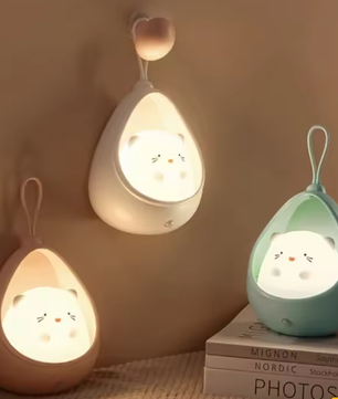 LED Nachtlampje met Bewegingssensor – USB Oplaadbaar Warm Licht
