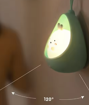 LED Nachtlampje met Bewegingssensor – USB Oplaadbaar Warm Licht