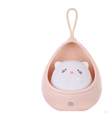 LED Nachtlampje met Bewegingssensor – USB Oplaadbaar Warm Licht