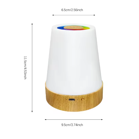 LED Nachtlamp 13 Kleuren – Oplaadbaar RGB Sfeerlicht met Touch en Afstandsbediening