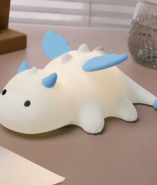 Schattig Baby Draak Nachtlampje – Siliconen Nachtlicht met Kleurverandering en 3-Niveau Dimming voor Kinderkamer