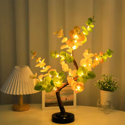 LED Boomlamp Tafelverlichting – Bonsai Design met Verstelbare Takken en Warm Wit Licht