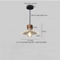 Franse Vintage Houten Hanglamp – Nordic Design met E27 LED voor Woon- en Eetkamer