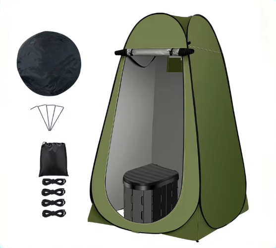 Opvouwbare Outdoor Privacytent – Draagbare Toilettent voor Kamperen en Roadtrips