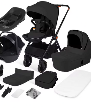 4-in-1 Kinderwagen met Omkeerbare Zitting en Eénhands Opvouwsysteem