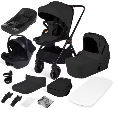 4-in-1 Kinderwagen met Omkeerbare Zitting en Eénhands Opvouwsysteem