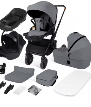 4-in-1 Kinderwagen met Omkeerbare Zitting en Eénhands Opvouwsysteem