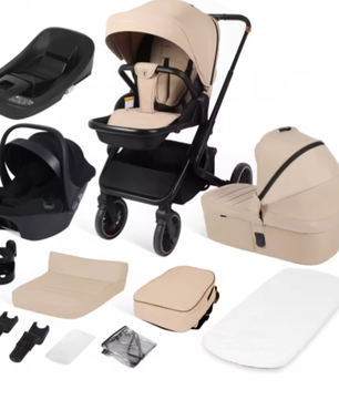 4-in-1 Kinderwagen met Omkeerbare Zitting en Eénhands Opvouwsysteem