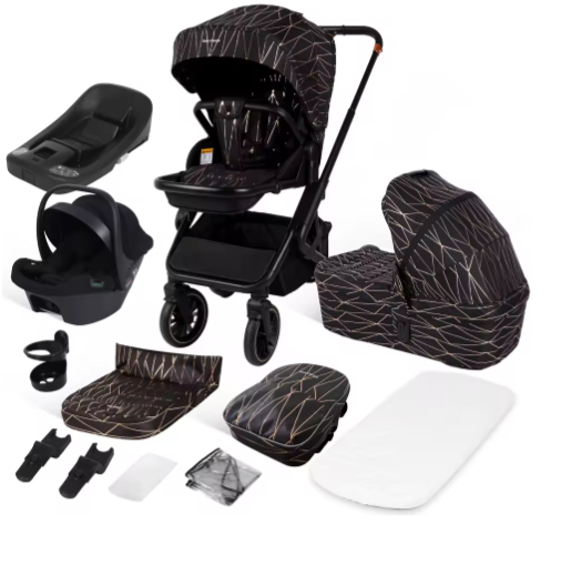 4-in-1 Kinderwagen met Omkeerbare Zitting en Eénhands Opvouwsysteem