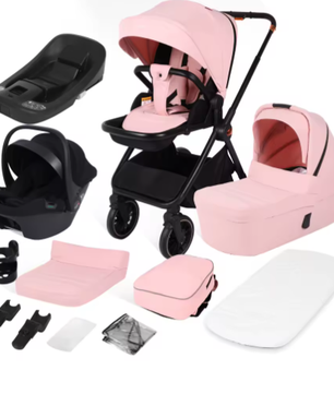4-in-1 Kinderwagen met Omkeerbare Zitting en Eénhands Opvouwsysteem