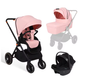 3-in-1 Kinderwagen met I-Size Autostoel, Aluminium Frame en Opvouwbaar