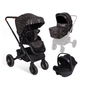 3-in-1 Kinderwagen met I-Size Autostoel, Aluminium Frame en Opvouwbaar