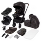4-in-1 Kinderwagen met Autostoeltje en ISOFIX-Basis – Omkeerbaar Reissysteem voor Pasgeborenen