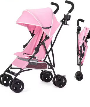Lichtgewicht Kinderwagen – Opvouwbare Reiswandelwagen met Draagbaar Ontwerp