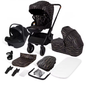 3-in-1 Kinderwagen – Luxe Reissysteem met Draagzak voor Pasgeborenen