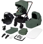 3-in-1 Kinderwagen – Luxe Reissysteem met Draagzak voor Pasgeborenen