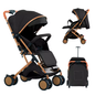 Kinderwagen 0–6 Jaar – Zit- en Ligfunctie met Duw- en Trekstand en Klamboe