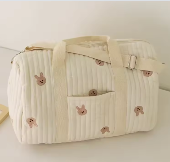 Mama Tas met Beer Design – Ruime Luiertas en Organizer voor Kinderwagen