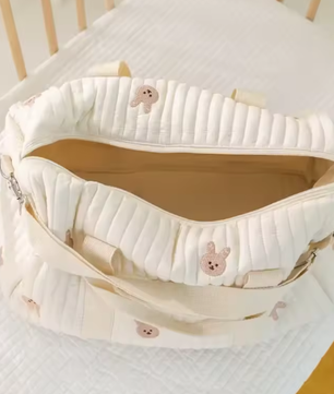 Mama Tas met Beer Design – Ruime Luiertas en Organizer voor Kinderwagen