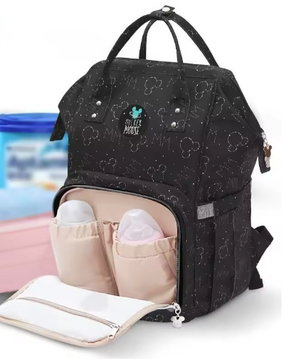 Luxe Luierrugzak met Cartoon Design – Grote Capaciteit Babytas