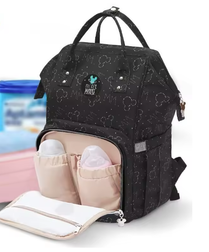 Luxe Luierrugzak met Cartoon Design – Grote Capaciteit Babytas