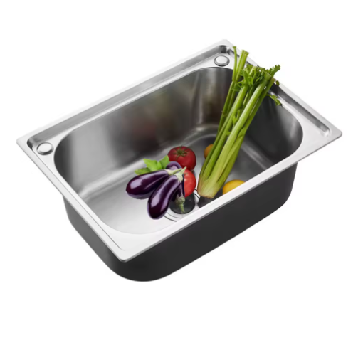 RVS Inbouw Spoelbak met Afdruiprek – Draagbaar Handwasstation voor Keuken, Garage en Tuin