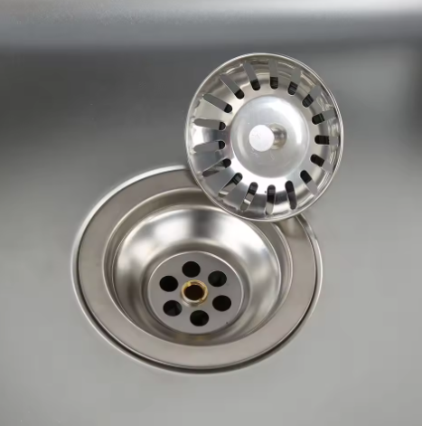 RVS Inbouw Spoelbak met Afdruiprek – Draagbaar Handwasstation voor Keuken, Garage en Tuin