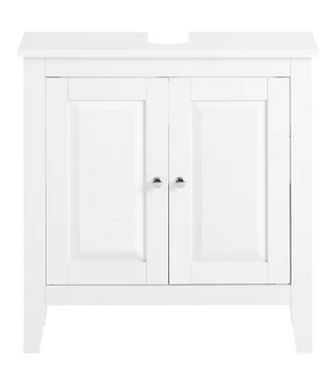 Wastafel Onderkast Badkamer – Opbergmeubel met Deuren 60×62×30 cm