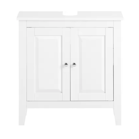 Wastafel Onderkast Badkamer – Opbergmeubel met Deuren 60×62×30 cm