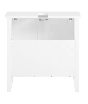 Wastafel Onderkast Badkamer – Opbergmeubel met Deuren 60×62×30 cm