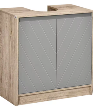 Onder Wastafel Badkamerkast met Verstelbare Plank – Modern en Ruimtebesparend Design