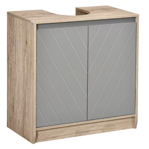 Onder Wastafel Badkamerkast met Verstelbare Plank – Modern en Ruimtebesparend Design