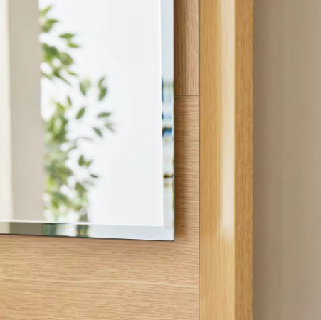 Badkamermeubelset met wastafel, onderkast en spiegel – Natuur