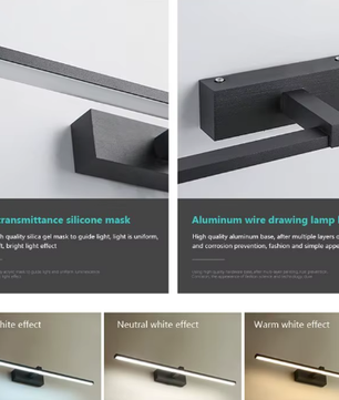 LED Spiegel Verlichting Badkamer – Moderne Waterdichte Wandlamp voor Make-up en Spiegel