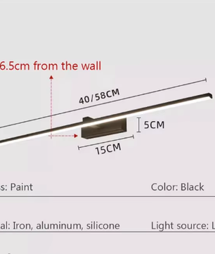 LED Spiegel Verlichting Badkamer – Moderne Waterdichte Wandlamp voor Make-up en Spiegel