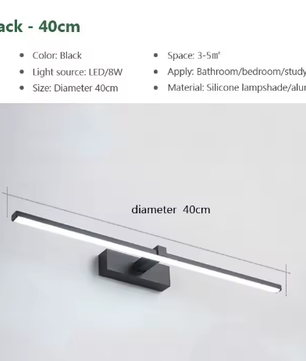 LED Spiegel Verlichting Badkamer – Moderne Waterdichte Wandlamp voor Make-up en Spiegel