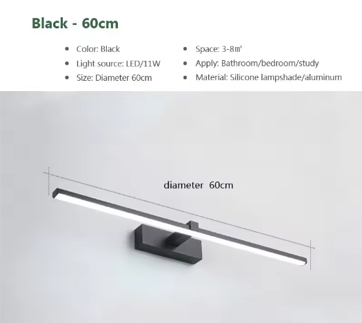 LED Spiegel Verlichting Badkamer – Moderne Waterdichte Wandlamp voor Make-up en Spiegel