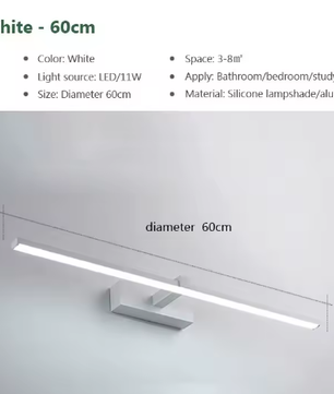 LED Spiegel Verlichting Badkamer – Moderne Waterdichte Wandlamp voor Make-up en Spiegel