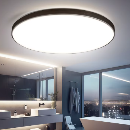 Waterdichte LED Plafondlamp Badkamer – Ronde LED Plafondverlichting 18W / 30W / 40W voor Keuken, Woonkamer en Toilet