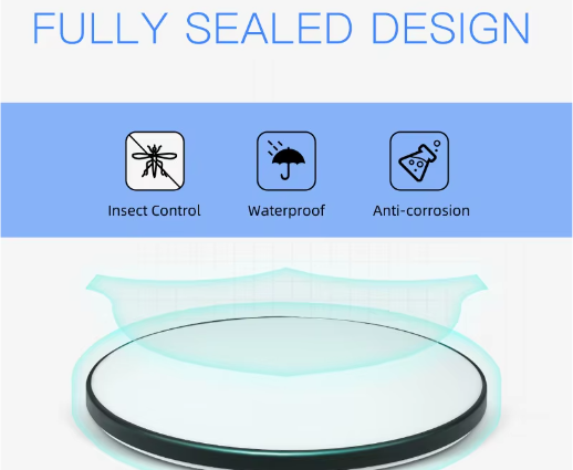 Waterdichte LED Plafondlamp Badkamer – Ronde LED Plafondverlichting 18W / 30W / 40W voor Keuken, Woonkamer en Toilet