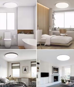 Waterdichte LED Plafondlamp Badkamer – Ronde LED Plafondverlichting 18W / 30W / 40W voor Keuken, Woonkamer en Toilet